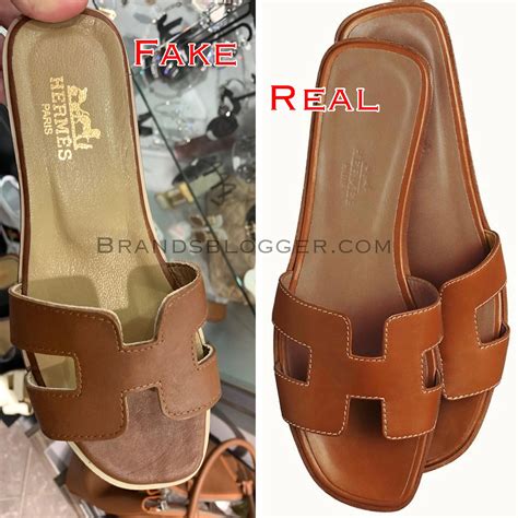 fake hermes sandals vs real|hermes copy sandals.